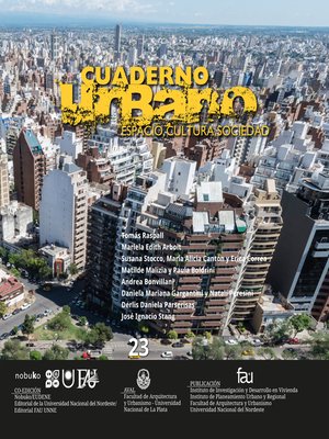cover image of CUADERNO URBANO 23--ESPACIO, CULTURA, SOCIEDAD